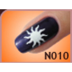 Sablon unghii N010 Sablon unghii N010 Sabloane constructie unghii